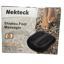 Nekteck Shiatsu Foot Massager + Heat Kneading Foot Massage Machine Circulation
