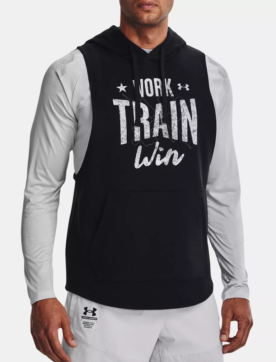 Fleece sleeveless deals hoodie