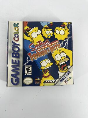 Simpsons: Night of the Living Treehouse of Horror Gameboy Color - Main Image