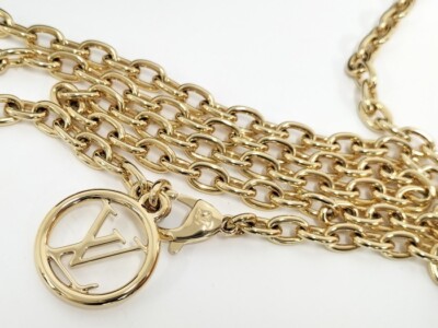 SA】Authentic LOUIS VUITTON Monogram Wallet on Chain Lily
