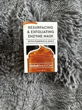 Global Beauty Resurfacing/Exfolliant  Enzyme Mask  W/Pumkin & AHAs 1.7 Oz/50ml
