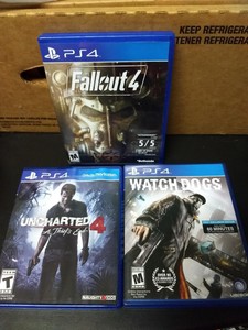 Focus On Personalization Lot Of 3 Ps4 Games Fallout 4 Watchdogs Uncharted 4 A Thief S End Need Store Name Etc Galeriearenthon Com
