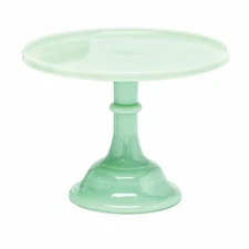 Mosser Glass 10" Cake Plate | Jade