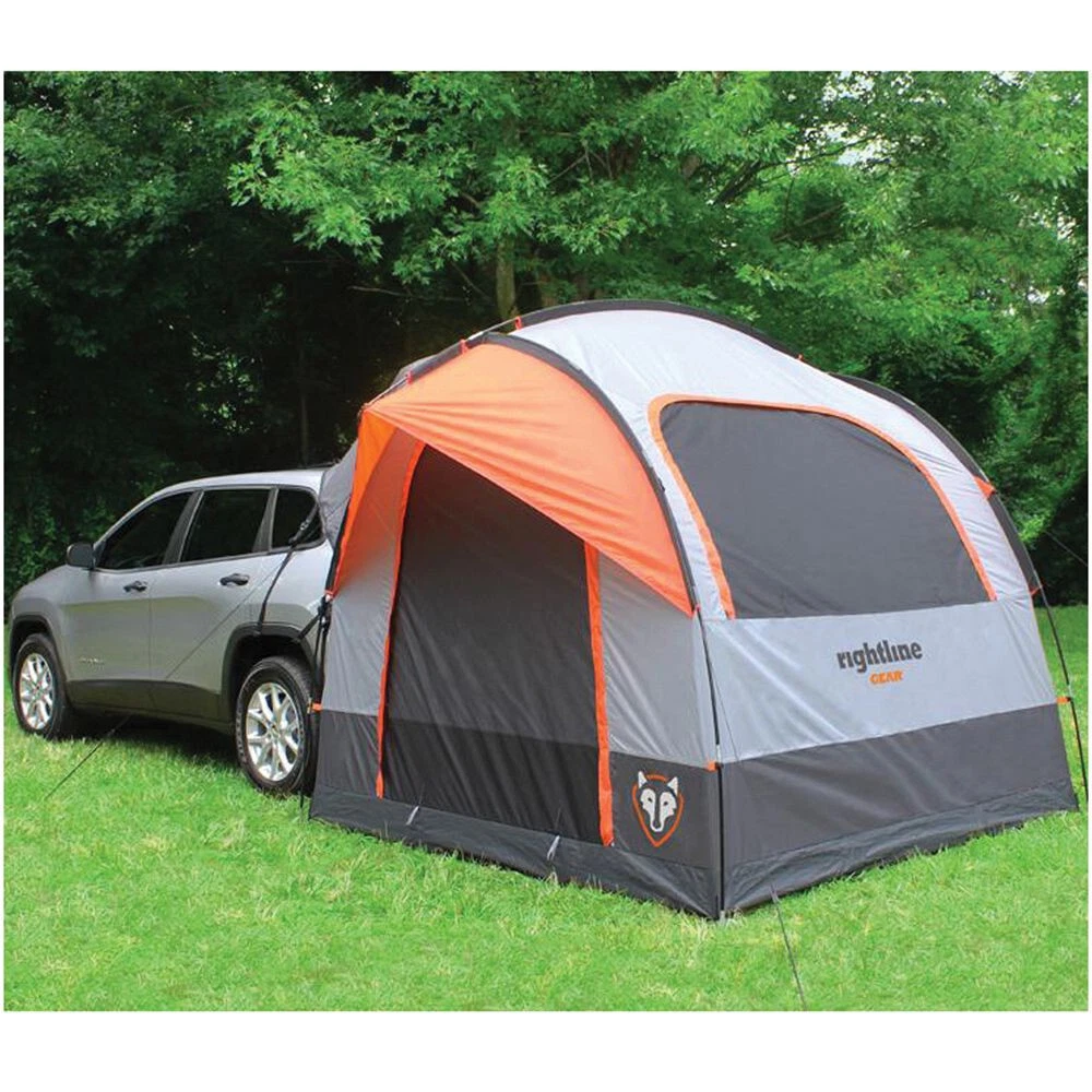 Tent that top attaches to minivan