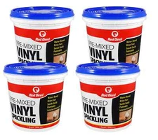 Red Devil 0534 Spackling Compound Tub 4-Qt (4 Tubs of 1 Qt / 32 Oz each)🆕