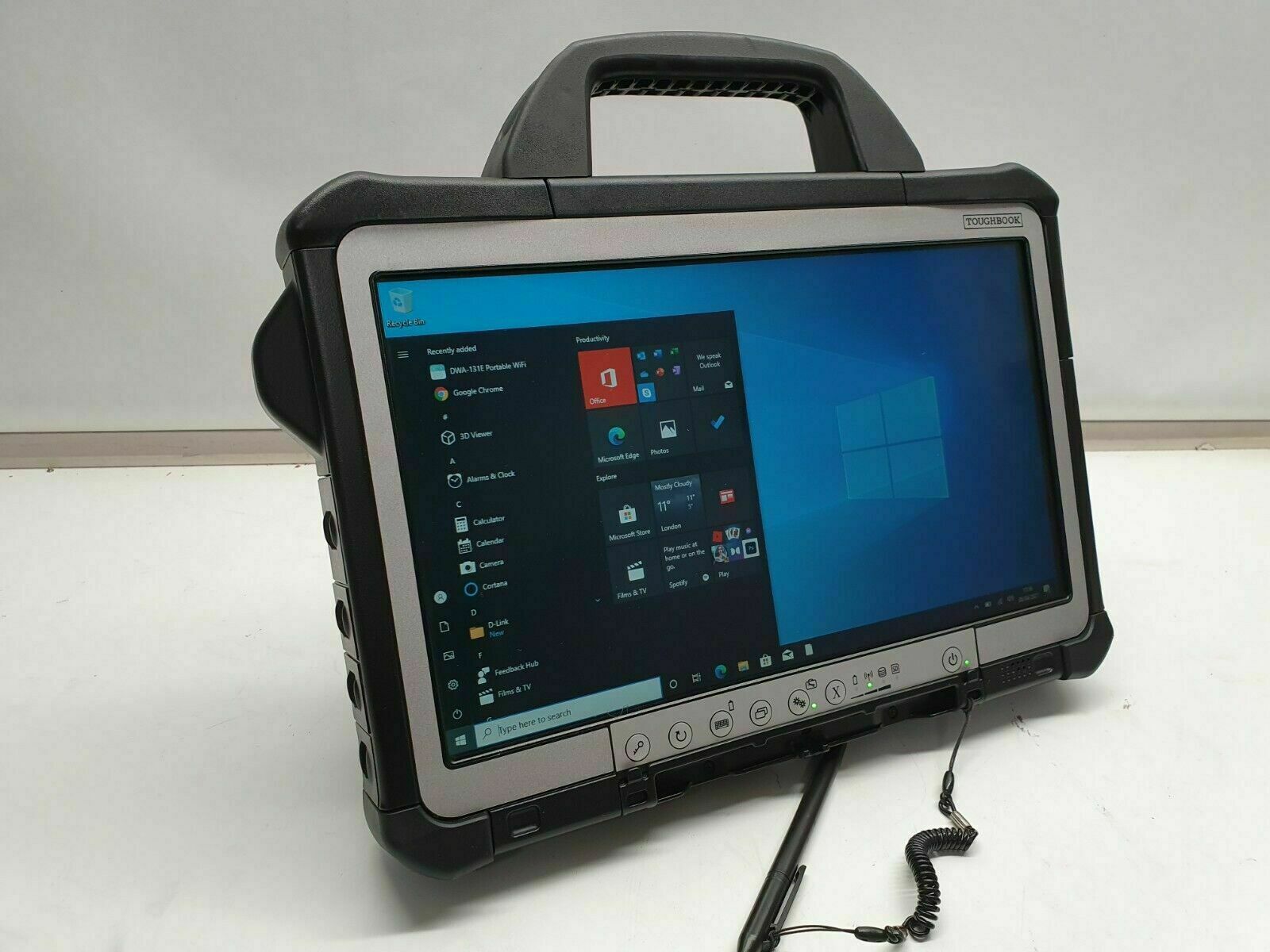 PC/タブレット ノートPC PANASONIC TOUGHBOOK CF-D1 MK3 6TH GEN i5-6300U 2.40GHZ 8GB 500GB XENTRY  TABLET