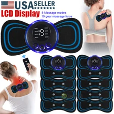 5-20 Tens Unit EMS Electric Neck Back Massager Cervical Massage Patch Stimulator