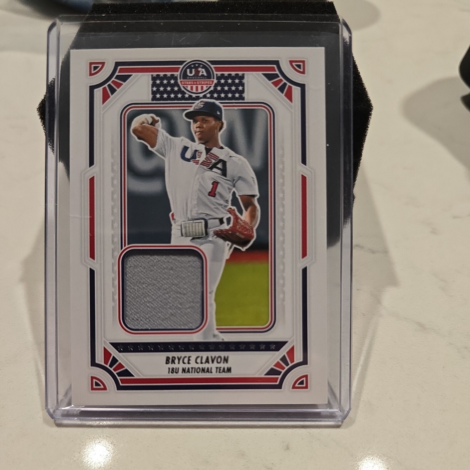 2024 Stars & Stripes Bryce Clavon Game-Worn Patch