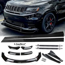 Front Bumper Lip Spoiler Side Skirts Rear Lip For Jeep Compass 2007-2023 M