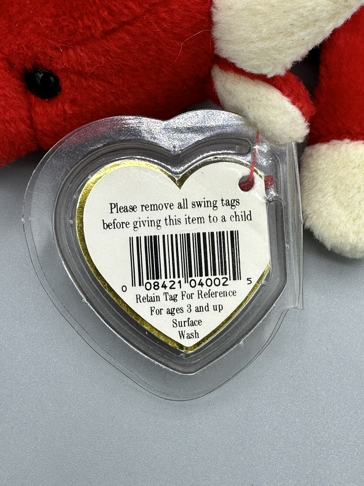 DOUBLE TUSH TAG TY Beanie Baby SNORTTABASCO Style 4002. Retired Rare