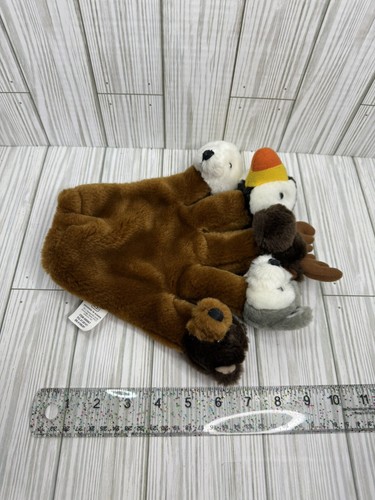 ACE USA Five Finger Hand Puppet Animals Moose Wolf Polar Bear Bird Husky - Picture 10 of 10