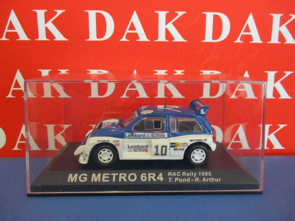 Die cast 1/43 Modellino Auto MG Metro 6R4 Rac Rally 1985 T. Pond - Immagine 4 di 4