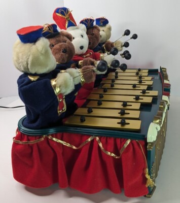 VTG 1995 Mr. Christmas Bandstand Bears Musical Animated VTG 1995 Mr. Christmas Bandstand Bears Musical Animated