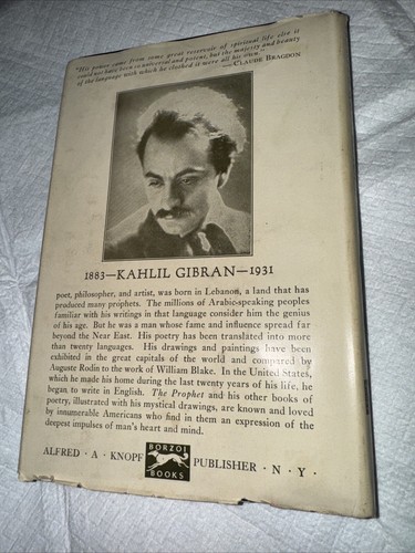 Spirits Rebellious - Kahlil Gibran 1948 1st American Edition HBDJ AA29 - Bild 4 von 4