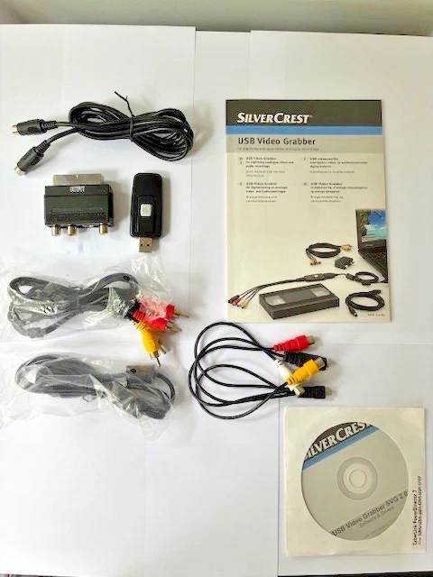 Silvercrest USB Video Grabber- Export Analog & Audio to Computer, Camcorder etc. - Image 2 of 4