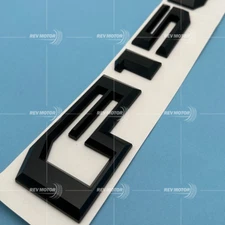 Large - 3D Tailgate Emblem Letters For F-150 2015-2017 Trunk Badge Matte Black