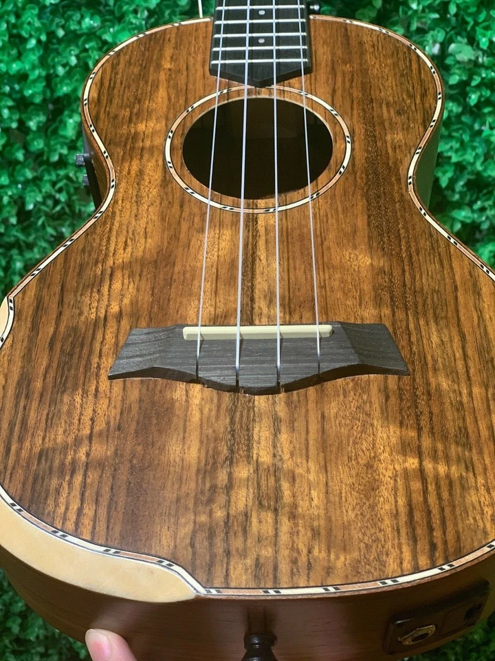 Kamehameha Ukulele MKT-20H EQ Tenor Walnut wood w/electric pickup - Image 4 of 4