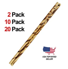 Escrima Sticks 26" Rattan Kali Arnis Leopard Burnt 2 pack, 10 pack, 20 pack