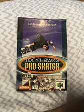 Tony Hawk's Pro Skater Nintendo N64 Instruction Booklet Manual Only