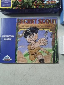 Secret Scout In The Temple Of Demise (Nintendo, NES) CIB RARE BLUE Variant 