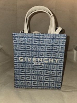 GIVENCHY PRE-OWNED G-TOTE MINI DENIM SHOULDER BAG
