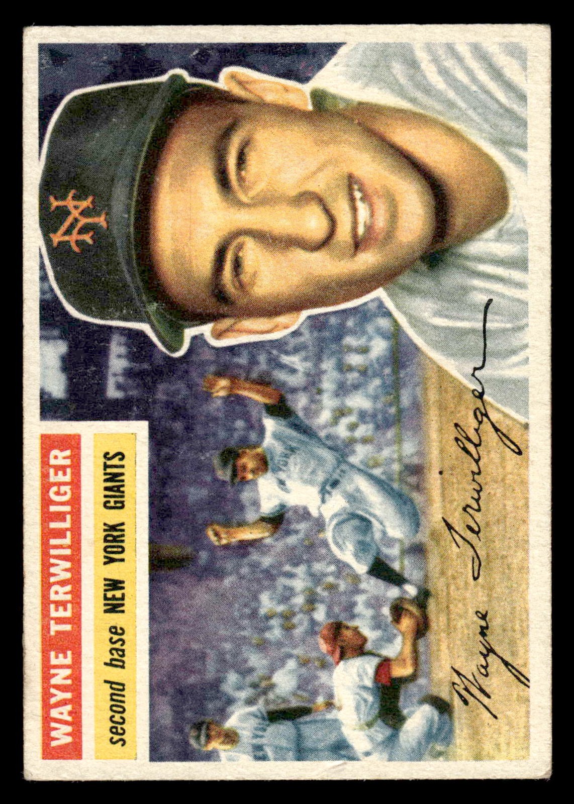 1956 Topps #73a Wayne Terwilliger - VG-VGEX *TedsCardShack*