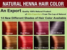 Poudre de teinture pour cheveux bio au henné instantané naturel art...