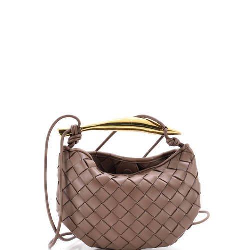 Bottega Veneta Sardine Top Handle Bag Intrecciato Nappa Mini