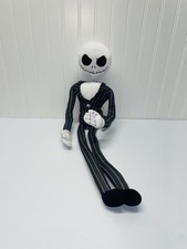 Nightmare Before Christmas Jack Skellington Poseable Plush Stuffed Animal 13"