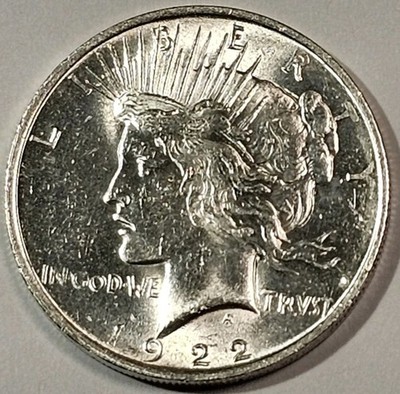 1922 peace dollar ms condition  #112
