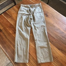 RVCA Pants Boys 28 Khaki Week-End Fit Casual Straight Leg Chino Skate Trouser