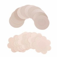 5 Pairs X Womens Round Shaped Shape Adhesive Nipple Cover Covers - Nude