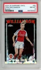 2024-25 TOPPS CHROME SAPPHIRE UEFA UWCL BLACK LEAH WILLIAMSON 5/10 PSA 8