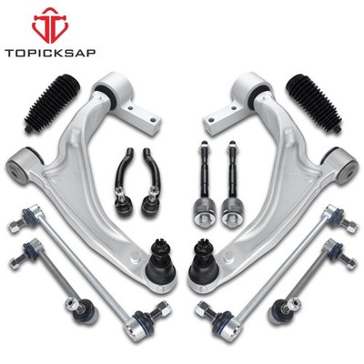 Control Arms Ball Joint Sway Bar Link Suspension Kit Set 12pc For 2009-15 Pilot
