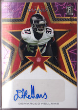2023 Wild Card Automania Star Rainbow Foil Lavender #AMS-A DeMarcco Hellams /25