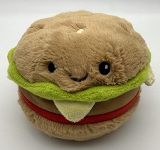 "Juguete de peluche de 6"" con hamburguesa de comida reconfortante aperitivos blanbles"