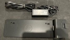 HP D9Y32AA UltraSlim Docking Station 2013 w/ HP 65W AC Adapter - New never used