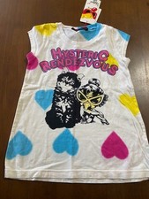 HYSTERIC GLAMOUR T-shirt SIZE 100cm For Kids HYS Girl Mini cats Rendezvous White