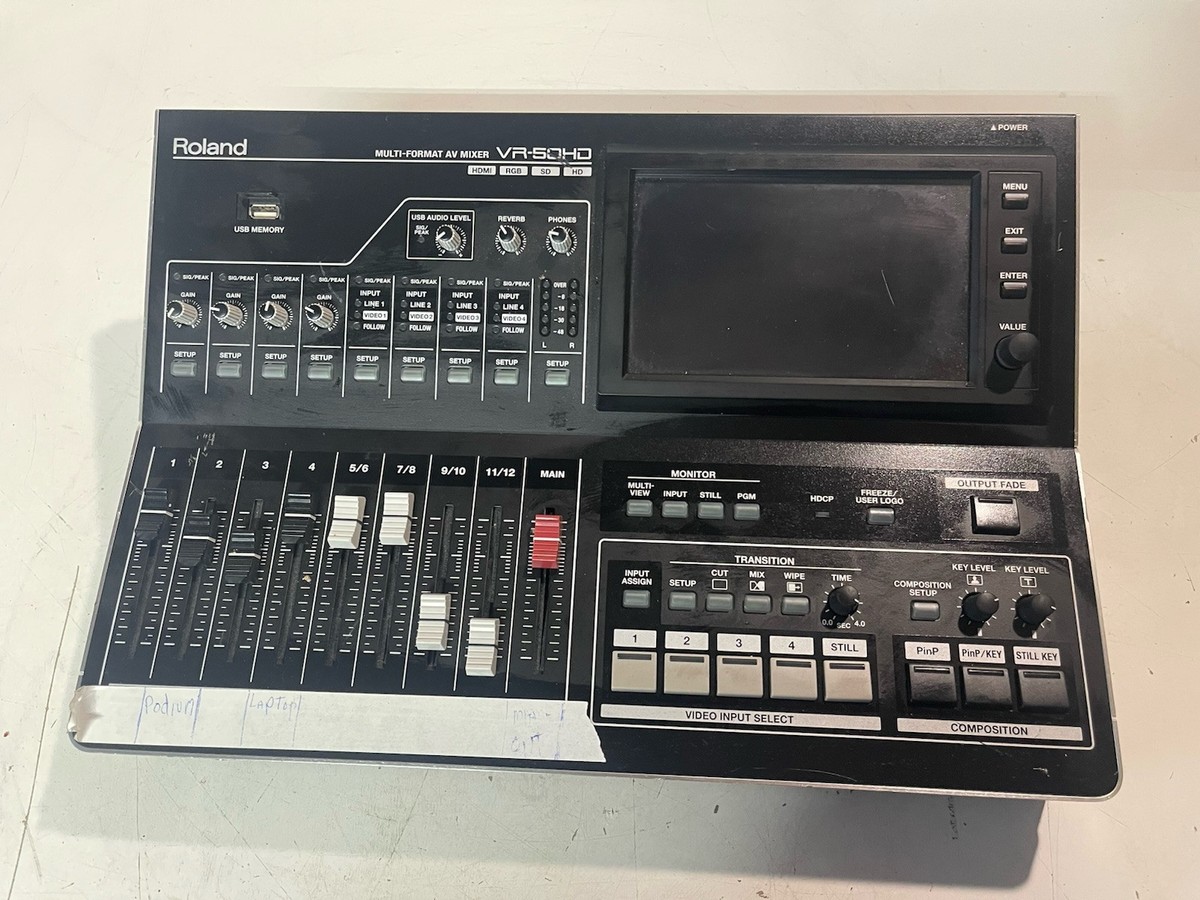Roland VR-50 HD Multi Format AV Mixer | eBay Roland VR-50 HD Multi Format AV Mixer | eBay
