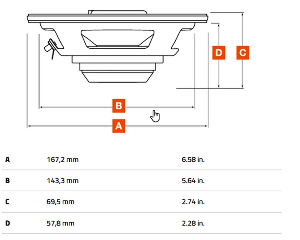 Hertz SX 165 Neo 16,5 cm 2-Wege-Lautsprecher 200 Watt RMS: 100 Watt - Bild 4 von 4
