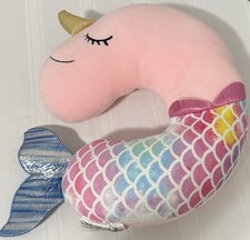 Beautiful Unicorn  Mermaid Themed Travel Neck Pillow-360 Degree Head Neck Chin