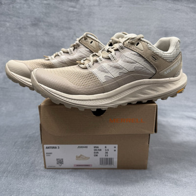 Merrell Antora 3 Trail Running Walking Shoes Khaki J500448 Women's Size 6 NEW