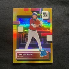 2022 Panini Donruss - Rated Rookie Jake McCarthy #73 Holo Orange (RC)