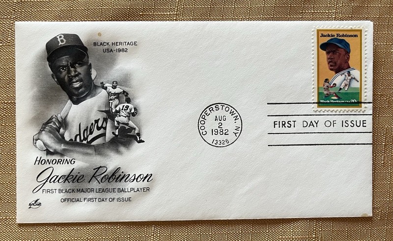 1982 Jackie Robinson, First Day Cover Stamp