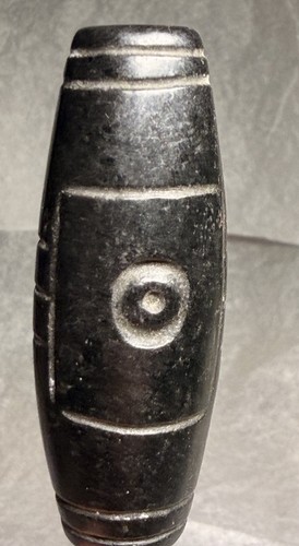 Tibetan Rare 2 Eye Large Asteroid Hand Carved Dzi Bead, Kundalini, Talisman🔥✨