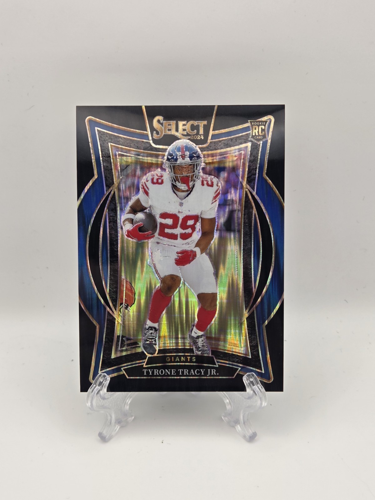 Tyrone Tracy 2024 Panini Select #61 Black Shock Prizm Rookie 1/1 Giants SSP