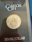 1884 CC GSA Unc Morgan Silver Dollar Striations Rev Color w/COA Box Coin#13