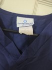 Fundamentals By White Swan Brands Large Women's Navy Blue Scrub Top One Pocket — photo 2