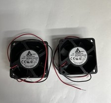 2x New Delta AFB0612HH AFB0612HHE-T500 60mmx60mm Fan 2-Wire 12V 0.25A 5000 RPM
