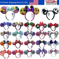 Disney-Park's Loungefly Mickey Ears 2024 Rapunzel Tangled Pascal Belle Headband